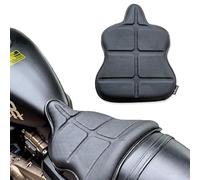 AriKroii Coussin de Siège de Moto Avec Absorption des Chocs en Nid d'abeille Gel, Cuir Résistant à l'usure, Résistant à la Poussière et à l'eau, Confortable et Respirant, Quatre Couches de Protection