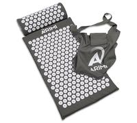 ARIMI Tapis d'acupression - Kit d'acupression avec oreiller et sac - Durable et ergonomique - Soulagement de la douleur et relaxation - Dos et cou