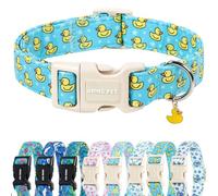 ARING PET Collier d'été pour chien - Joli collier bleu et jaune en forme de canard pour chiot, chiens de petite, moyenne et grande taille, pour photos quotidiennes, plage, marche, randonnée