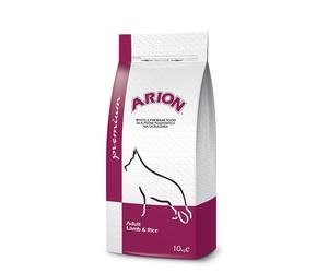 ARION Adult lamb&rice - Agneau & riz pour chiens adultes avec système digestif sensible et problèmes de peau et de pelage - 10 kg