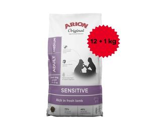 ARION Original Sensitive Medium 12+1 kg pour chiens moyens ayant un système digestif sensible
