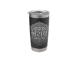 Arirang Hangul Culture coréenne Séoul Corée Souvenir Gobelet isotherme en acier inoxydable double paroi