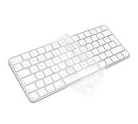 Arisase Coque de Protection Ultra Fine en TPU pour Clavier Apple iMac 2021 24" M1 Chip Clavier Magique avec Touch ID (modèles A2449 et A2450) - Disposition européenne (Transparent)