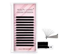 Arison Lashes Easy Fan Lashes Accessoires Extensions de cils Volume Extensions de cils Automatiquement Fleuri Cils Fleuris Auto-étirés Cils Russes(0.03 D Curl 8mm)