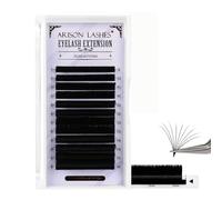 Arison Lashes Easy Fan Lashes Accessoires Extensions de cils Volume Extensions de cils Automatiquement Fleuri Cils Fleuris Auto-étirés Cils Russes(0.03 D Curl 9-16mix)