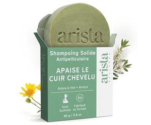Arista Shampoing Solide Antipelliculaire | Tea Tree, Feuille de Neem & Arnica | Sans Sulfate | Vegan