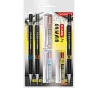 Aristo AR-23559 Vulpotlodenset HB 0.35 / 0.5 / 0.7mm avec des crayons gratuits G