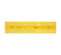 Aristo AR-5301/3 Gabarit de lettre 3,5 mm en H profilé Écriture forme B droite G