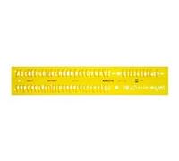Aristo AR-5301/7 Gabarit de lettre 7mm profil en H Ecriture B Hétéro G