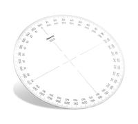 Aristo AR1512/5 Rapporteur 360 degrés en Plexiglas 120 mm (Import Allemagne)