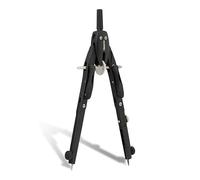 Aristo AR552504 College Shadow Compas à réglage Rapide avec Branches réglables (2 articulations, diamètre Max. des Cercles de Dessin 340 mm, Zinc moulé sous Pression, avec 2 Mines de Rechange) Gris