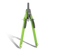 Aristo BTS AR552813-20 Boussole à réglage rapide avec pieds de boussole réglables (cercles jusqu'à 340 mm de diamètre, zinc moulé sous pression, 2 câbles de rechange et aiguille de rechange) Forest