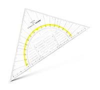 Aristo Équerre de géométrie à poignée 22,5 cm en Plexiglas (Transparent) (Import Allemagne)