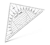 Aristo Equerre de Géométrie Hypoténuse 160 Mm en Plexiglassans Facette Très Flexible Difficile à Casser (Ar1550)