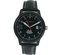 Aristo hommes Messerschmitt montre pilote ME-42ALTI-L en cuir
