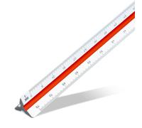 Aristo Règle triangulaire d'architecte en plastique 30 cm (Blanc) (Import Allemagne)