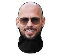 Aristo Solutions Masque intégral avec impression 3D réaliste, respirant, léger et confortable, excellent pour le cosplay, les fêtes, Halloween, le carnaval et les événements (Andrew Tate, Top G)