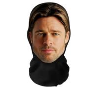 Aristo Solutions Masque intégral réaliste Brad Pitt avec impression 3D - Respirant, léger et confortable, idéal pour cosplay, fêtes, Halloween, carnaval et événements amusants