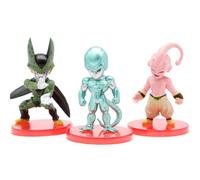 Aristo Solutions Z Evil Fighter Lot de 3 figurines de collection Anime Chibi - Mini Action Manga avec pied - Style combattant et héros pour les fans d'anime - Décoration, cadeau et vitrine - Set Z