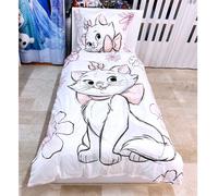 Disney Parure de lit en coton Les Aristochats Marie 140 x 200 cm