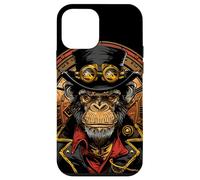 Aristocratie des singes Steampunk avec lunettes d'aviateur Coque pour iPhone 12 mini