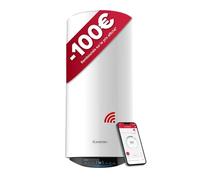 Ariston ABYLEOS EXPERT WIFI 200 litres - Chauffe-eau Électrique Vertical Mural - Flexibilité Énergétique - Remplacement à Vie - Chauffe eau conçu et fabriqué pour être installé en France.