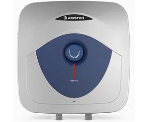 Ariston Blu Evo RS 15L - Chauffe-eau Électrique 15 litres, Compact Sur-Evier, Puissance 2000W, Idéal Cuisine ou Salle de Bain - Conçu et fabriqué pour être installé en France