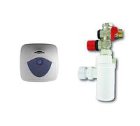 Ariston Chauffe-eau électriques, Bleu, 30 L & COMAP Groupe de sécurité 889 3/4" (20x27) droit NF avec siphon d'évacuation