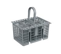 Indesit Panier porte-couverts gris pour lave-vaisselle compatible Hotpoint Ariston