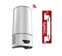 Ariston Lydos Hybrid Wifi Chauffe-Eau Thermodynamique, Classe A, 50% d'Économie, Protection Titane, Prêt-à-Poser, Installation en France + Ariston INSTAFIX, Support Mural Sans Perçage INCLUS