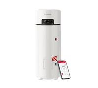 Ariston Nuos Fit WiFi 200L - Chauffe-Eau Thermodynamique au Sol, Ø570 mm | Appoint Électrique - Pilotage via Ariston Net - Fluide R290 - Pompe à Chaleur
