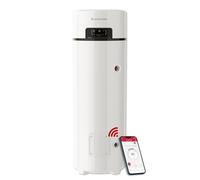 Ariston Nuos Fit WiFi 250L - Chauffe-Eau Thermodynamique au Sol, Ø570 mm | Appoint Électrique - Pilotage via Ariston Net - Fluide R290 - Pompe à Chaleur