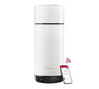 Ariston NUOS PLUS S2 WIFI 110L, Chauffe-Eau Thermodynamique Mural R290, 80% d'Économie d'Énergie, Compatible Photovoltaïque, Silencieux 45 dB(A), COP 2.74, Conçu pour être installé en France