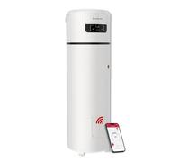 Ariston NUOS PLUS S2 WIFI 250L, Chauffe-eau Thermodynamique Gainable 80% d'Économie, COP 3.54 à 7°C, ACI Cuve Titane, Made in France