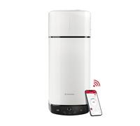 Ariston NUOS PLUS S2 WIFI 80L, Chauffe-Eau Thermodynamique Mural R290, 80% d'Économie d'Energie, Compatible Photovoltaïque, Silencieux 45 dB(A), COP 2.77, Conçu pour être installé en France