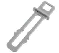 Ariston Poignée de lave-vaisselle - Crochet de porte c00282807 - Acier inoxydable - Compatible avec plusieurs modèles de lave-vaisselle