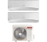 Ariston Prios Net 9+12 Climatisation Fixe Double Split WI-FI Inclus efficacité énergétique