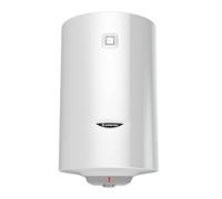 Ariston PRO 1 R 80 litres - Chauffe-eau Électrique Vertical Mural - Résistance Blindée - Réglage Extérieur de la Température chauffe-eau avec cumulus 80l