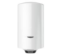 Ariston PRO1 ECO 100L - Chauffe-eau Électrique Vertical Mural Ø450 mm - Intelligent Fonction ECO - Classe B - 15% d'Économie d'Énergie vs. Classe C - Conçu pour Être Installé en France