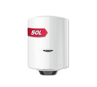 Ariston PRO1 ECO 50L - Chauffe-Eau Électrique Vertical Mural, Ø450 mm | Format Étroit - Fonction ECO EVO - Technologie WaterPlus - Résistance Blindée - Anode Magnésium - Classe B