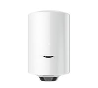 Ariston PRO1 ECO 80L - Chauffe-eau Electrique Vertical Mural Ø450 mm - Intelligent Fonction ECO - Classe B - Conçu et fabriqué pour être installé en France