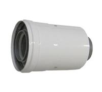 ARISTON thermo 3318079 départ vertical 60/100 pour fumisteria chaudière à condensation, blanc