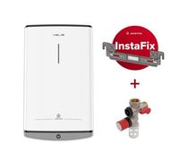 Ariston VELIS EVO DUNE 45 l - Chauffe-eau électrique ultra plat 27cm - Pose verticale-horizontale - Kit installation inclus