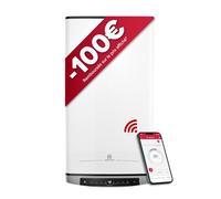 Ariston Velis Evo Dune Dry WiFi 65L - Chauffe-Eau Plat Multiposition, Résistances DRY x2 Anti-Calcaire, 25% Économie d'Énergie, Certifié NF, Garantie Remplacement à Vie*