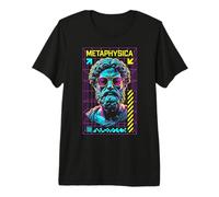 Aristote Philosophie Métaphysique Métaphysique Drôle Techno T-Shirt Haut de Gamme