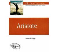 Aristote - Pierre Rodrigo - Ellipses - broché - Livre