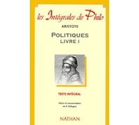 Aristote : Politiques, livre 1