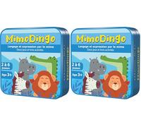 Aritma - Asmodee - Mimodingo PS-MS - Jeux de société - Jeux éducatif - Jeu Enfant à partir de 3 Ans - 2 à 6 Joueurs - 30 Min - Version française (Lot de 2)