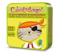 Aritma Jeu de cartes CALCULDINGO GS/CE2 - 12 jeux additions et soustractions - 5+ ans