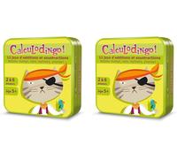 Aritma Calculodingo Gs-Ce2 Jeu De Société Jeu De Cartes Éducatif A Partir De 5 Ans 2 À 4 Joueurs 10-15 Min (Lot De 2)[Z1096]